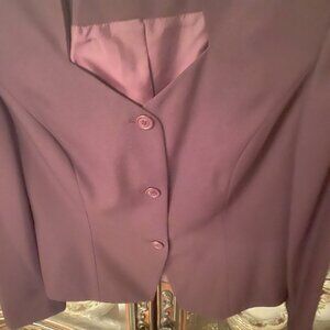 EMILY SUIT JACKET EGGPLANT COLOR SIZE 8 PC 1